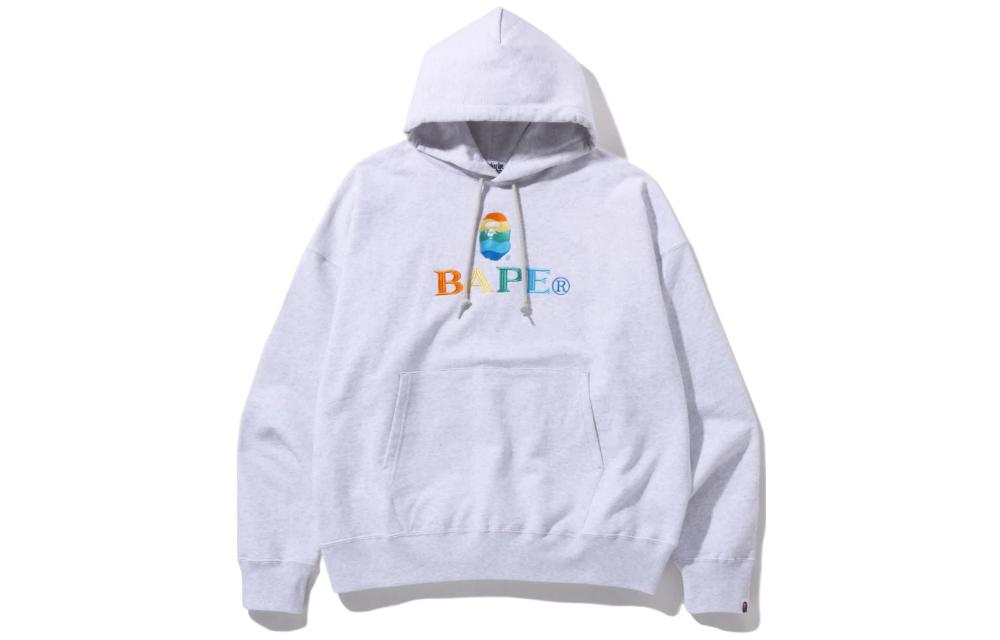 BAPE Embroidery Logo Loose Fit Pullover Hoodie Unisex. 1H70-114-004 圖 3