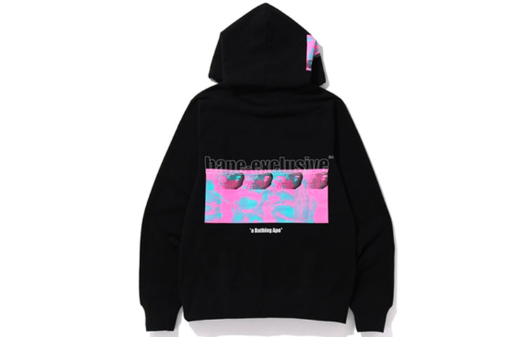 BAPE Exclusive Pullover Hoodie Unisex Black 1F80-114-009BLACK