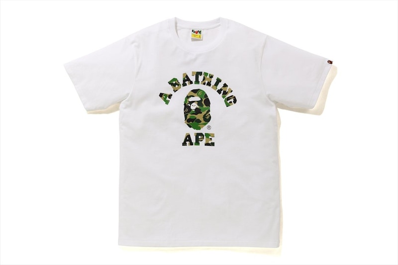 Buy Kaos Putih BAPE Family Bag ABC Camo