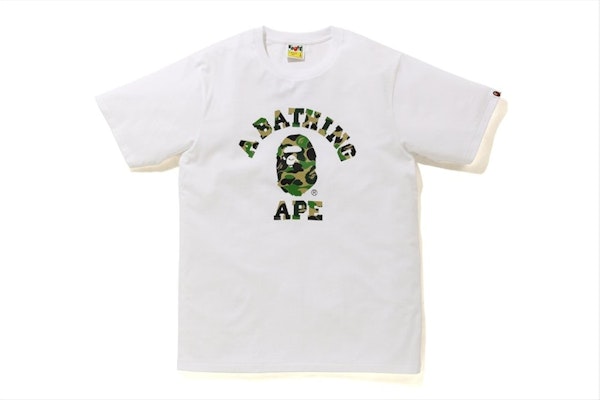 Kaos Putih BAPE Family Bag ABC Camo Buy Kaos Putih BAPE Family Bag ABC Camo