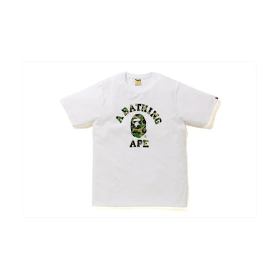 BAPE Family Bag ABC Camo T-Shirt White