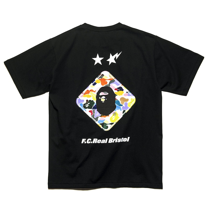 Bape FCRB Back Emblem Tee Black 圖 2