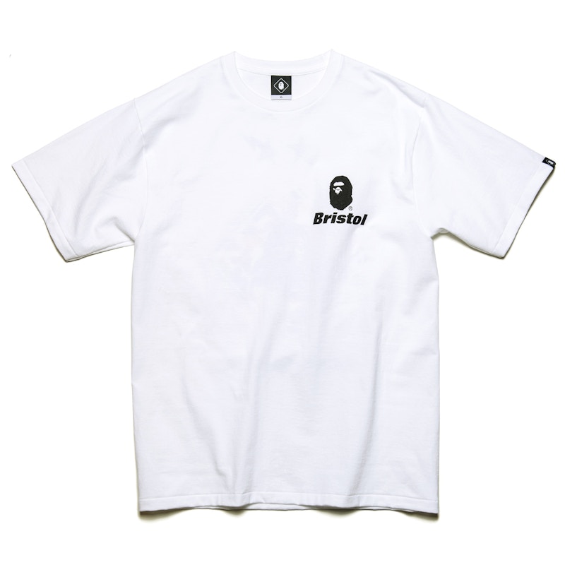 Bape FCRB Back Emblem Tee White