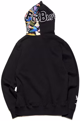 Bape FCRB Shark Full Zip Hoodie Black Order Bape FCRB Shark Full Zip Hoodie Black