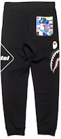 Order Bape FCRB Shark Sweatpants Black
