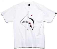 Bape FCRB Shark Tee White