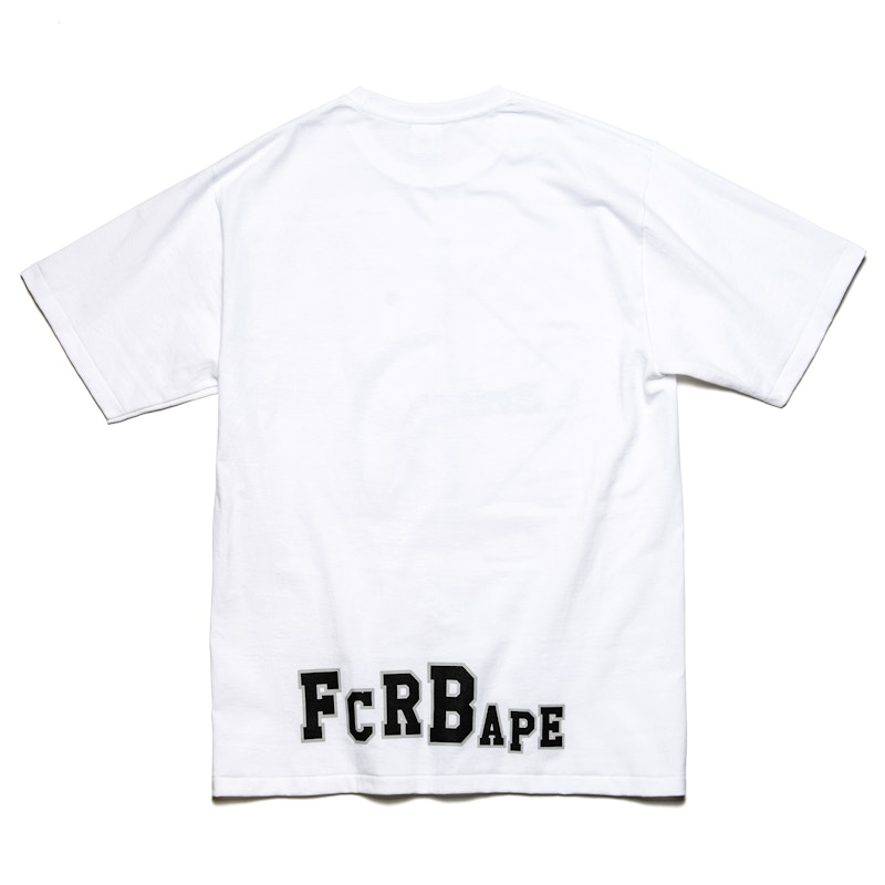 Order Bape FCRB 鯊魚圖案白色T恤