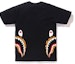 Order Camiseta BAPE Flame Side Shark Negro/Naranja