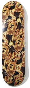 BAPE 火焰寬版猿人頭滑板 - 橘色 Buy BAPE 火焰寬版猿人頭滑板 - 橘色