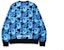 BAPE Flame Wide Crewneck Blue