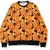 BAPE Flame Wide Crewneck Orange