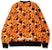 BAPE Flame Wide Crewneck Orange