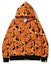 Buy BAPE Flame Wide Full Zip Hoodie Orange
