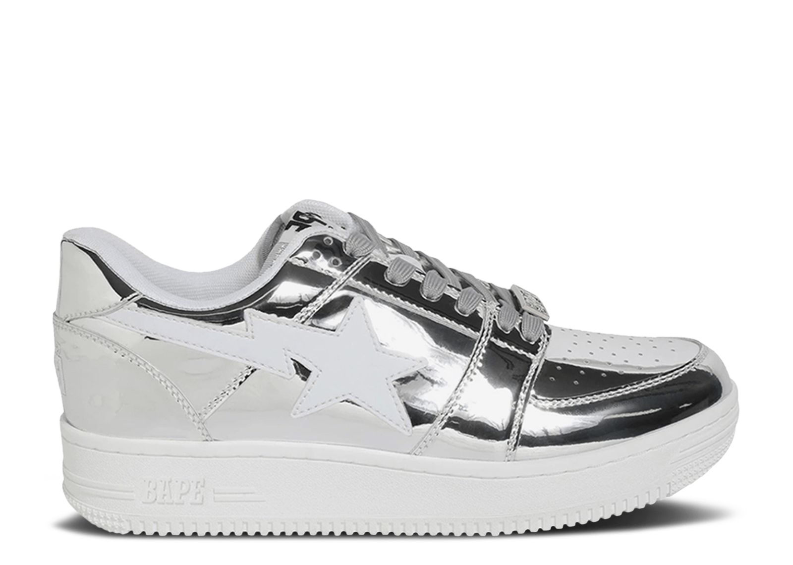 BAPE Foil Bape Sta Low Silver BAPESTA-SILVER
