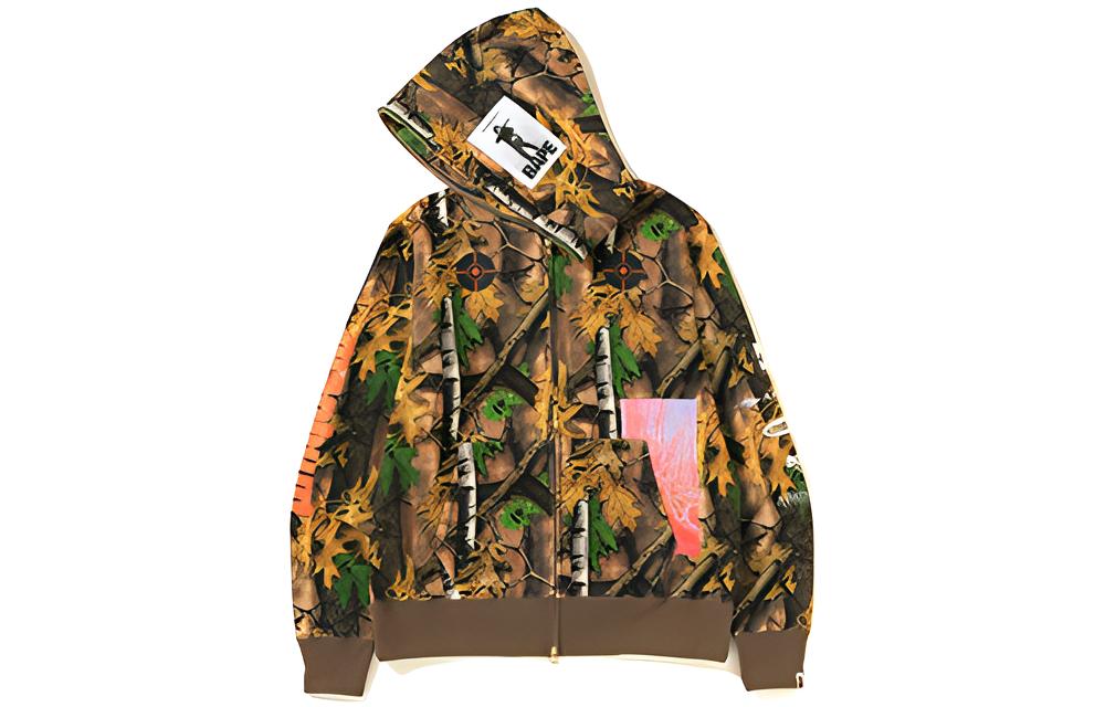 BAPE Forest Camo Wide Full Zip Hoodie 森林CAMOUFLAGE卫衣外套 TBD-BAPE-1
