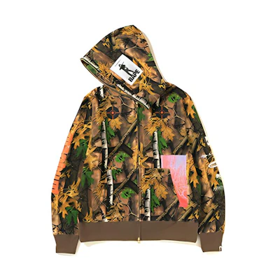 BAPE Forest Camo Wide Full Zip Hoodie 森林CAMOUFLAGE卫衣外套 TBD-BAPE-1