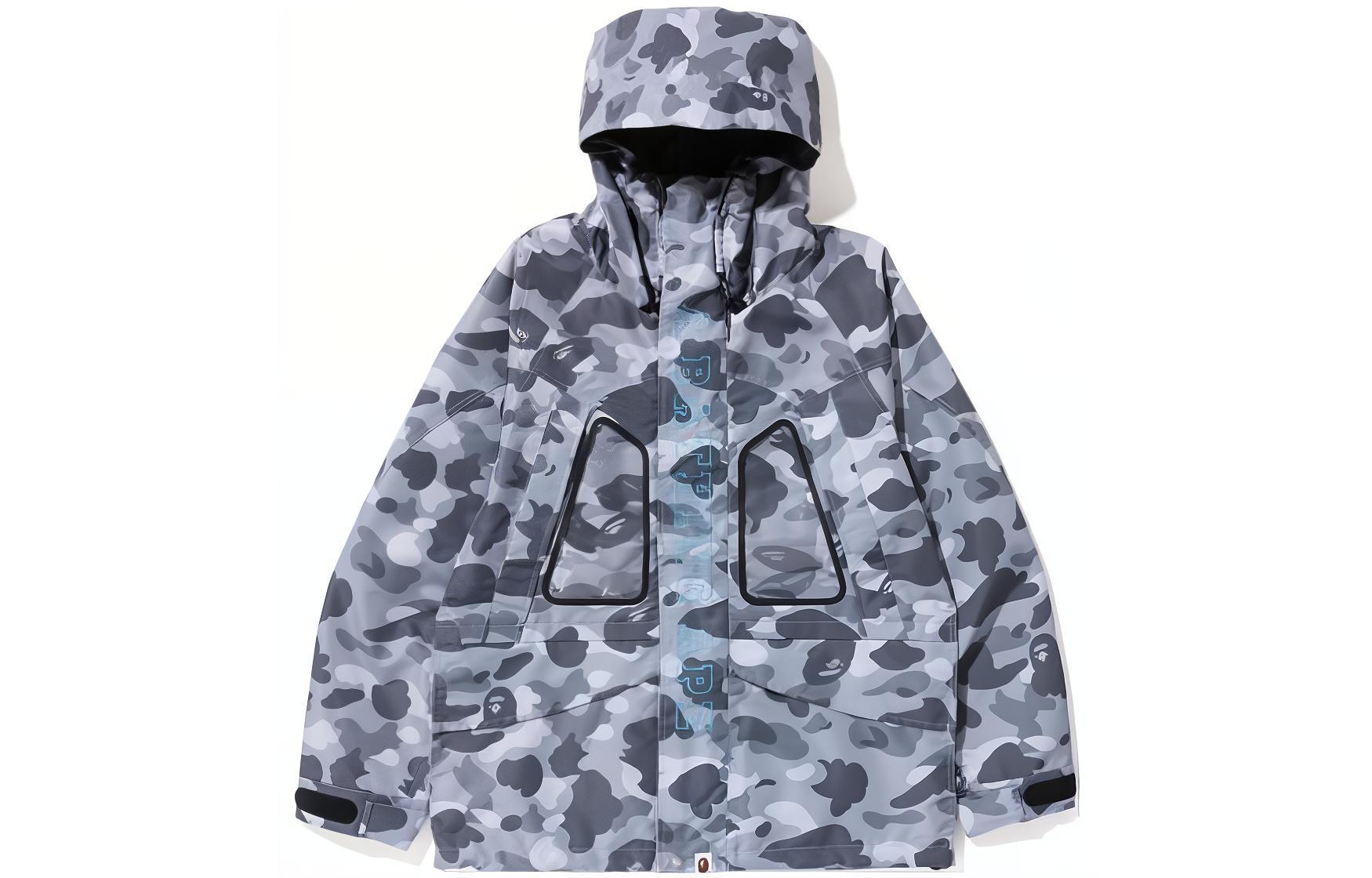 BAPE Full-Print Zip-Up Long-Sleeve Jacket 0ZXLJM140007K