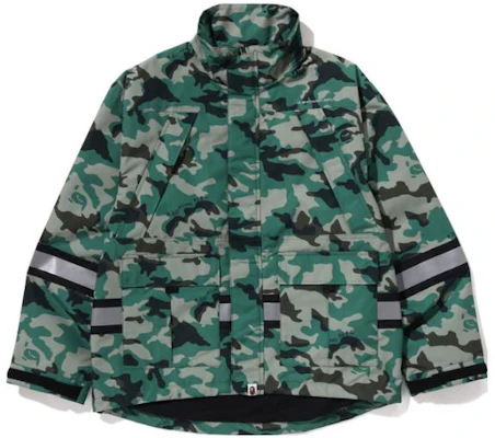 BAPE 全拉鍊森林迷彩印花長袖外套 綠色 0ZXLJM140003K Buy BAPE 全拉鍊森林迷彩印花長袖外套 綠色 0ZXLJM140003K
