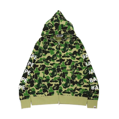 BAPE Full-Zip Hoodie Jacket with Camo Print 1H80-115-014