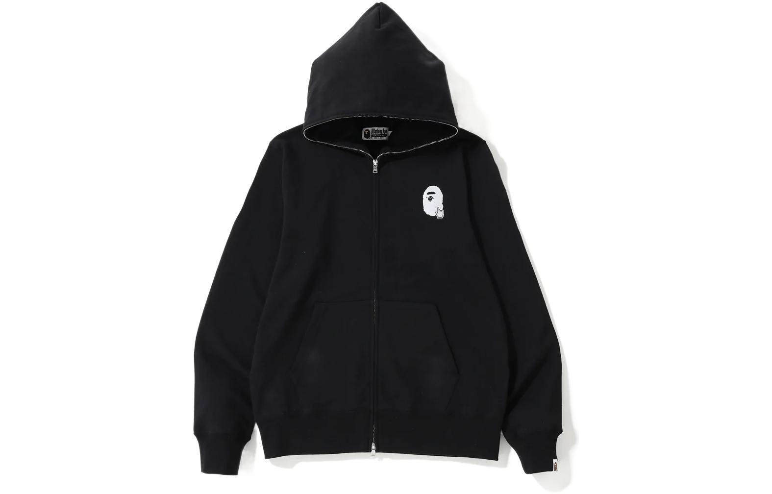 BAPE Full-Zip Hoodie with Ape Head Embroidery Edition 1F25-114-002