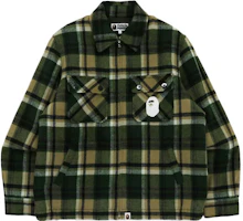 BAPE FW21 Logo Letter Camo Ape Full-Zip Jacket 1H80-140-001 BAPE FW21 Logo Letter Camo Ape Full-Zip Jacket 1H80-140-001