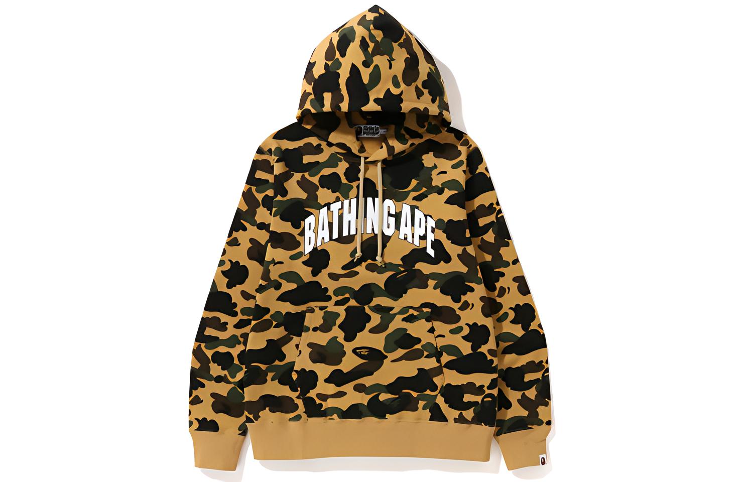 BAPE FW22 1st Camo Pullover Hoodie - Back Logo Camouflage Design 1I80-114-009