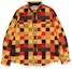 Lookbook BAPE 2022秋冬格紋拼接猿人頭長袖襯衫 0ZXSTM131001J