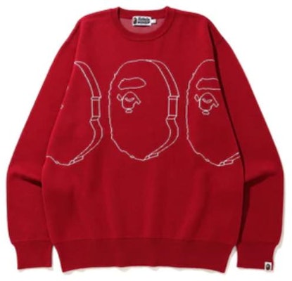 BAPE FW22 經典Logo提花圖案套頭毛衣 1G80120001 Buy BAPE FW22 經典Logo提花圖案套頭毛衣 1G80120001