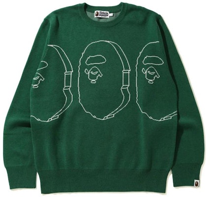 BAPE FW22 經典Logo提花圖案套頭毛衣 1G80120001 Order BAPE FW22 經典Logo提花圖案套頭毛衣 1G80120001