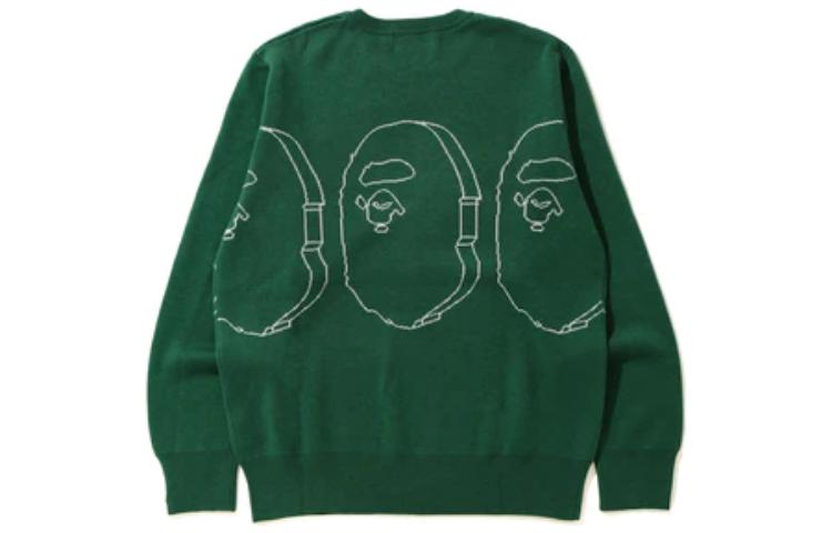 Lookbook BAPE FW22 經典Logo提花圖案套頭毛衣 1G80120001