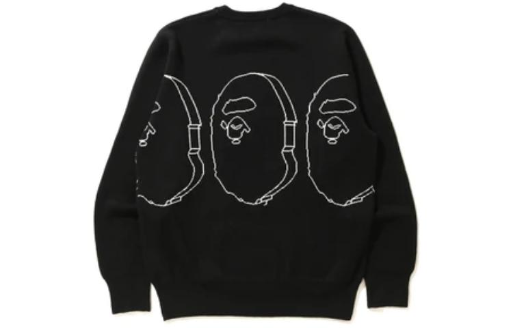 Purchase BAPE FW22 經典Logo提花圖案套頭毛衣 1G80120001