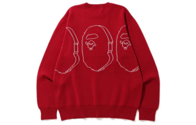 Sizing BAPE FW22 經典Logo提花圖案套頭毛衣 1G80120001