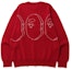 Sizing BAPE FW22 經典Logo提花圖案套頭毛衣 1G80120001