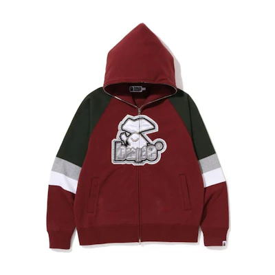 BAPE FW22 Logo Patchwork Hoodie. 0ZXSWM115004J