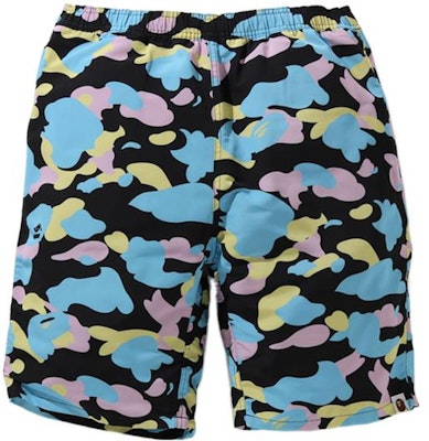 BAPE 2022秋冬款多彩迷彩猿人圖案休閒短褲. 0ZXSPM153004G Order BAPE 2022秋冬款多彩迷彩猿人圖案休閒短褲. 0ZXSPM153004G