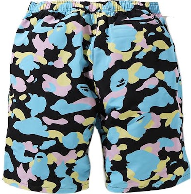 BAPE 2022秋冬款多彩迷彩猿人圖案休閒短褲. 0ZXSPM153004G Lookbook BAPE 2022秋冬款多彩迷彩猿人圖案休閒短褲. 0ZXSPM153004G