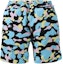 Lookbook BAPE 2022秋冬款多彩迷彩猿人圖案休閒短褲. 0ZXSPM153004G