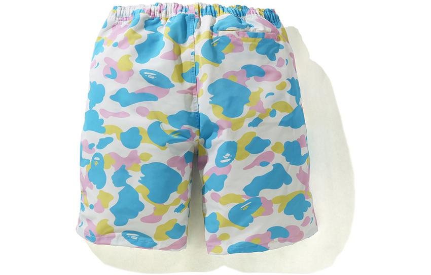 Purchase BAPE 2022秋冬款多彩迷彩猿人圖案休閒短褲. 0ZXSPM153004G