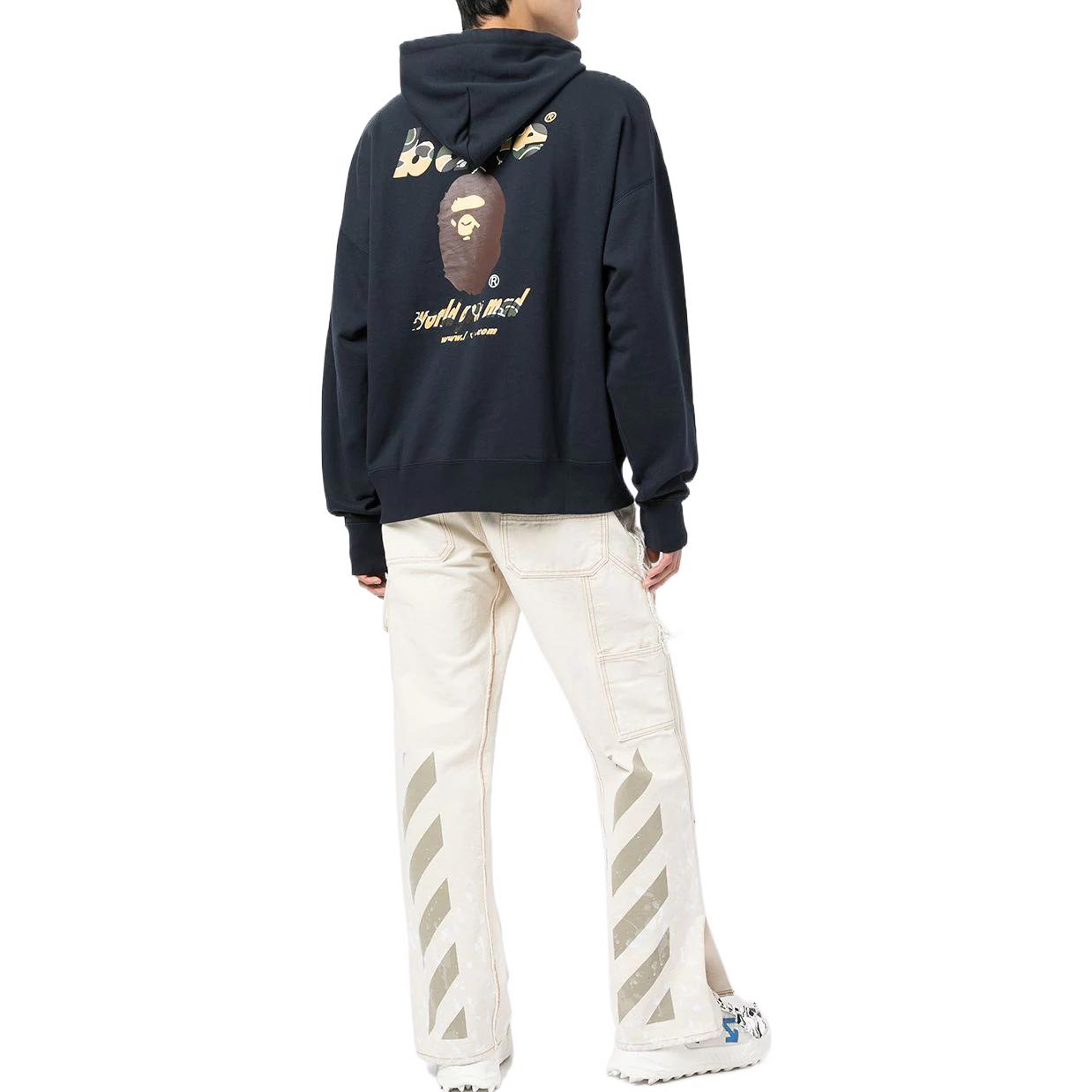 BAPE FW22 Alphabet Logo Printed Long Sleeve Hoodie . 001PPH701002I 圖 3