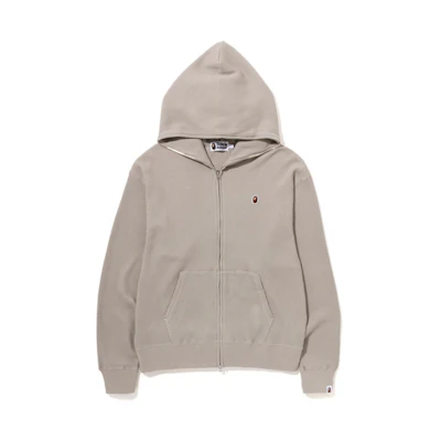 BAPE FW22 Ape Embroidery Badge Waffle Hoodie 0ZXSWM115003J