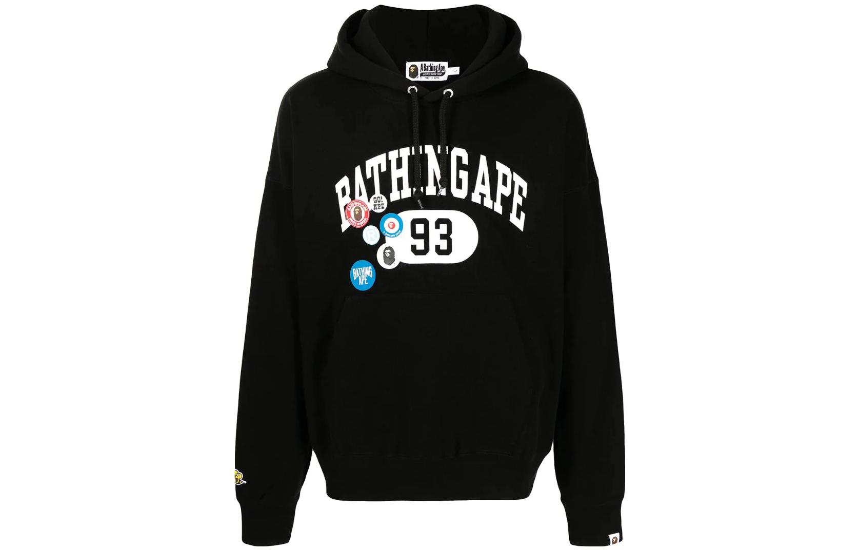 BAPE FW22 Ape Head Logo Patch Crewneck Sweatshirt Brown () 001PPH801012