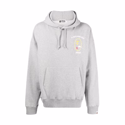 BAPE FW22 Ape Head Logo Print Drawstring Hoodie Mens 001PPH801009M