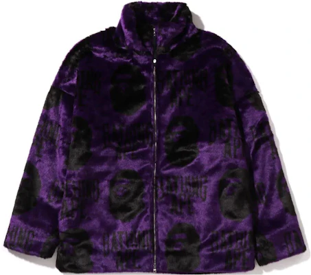 BAPE 2022秋冬男款猿人標誌印花抓毛外套 1I80-141-012 Buy BAPE 2022秋冬男款猿人標誌印花抓毛外套 1I80-141-012