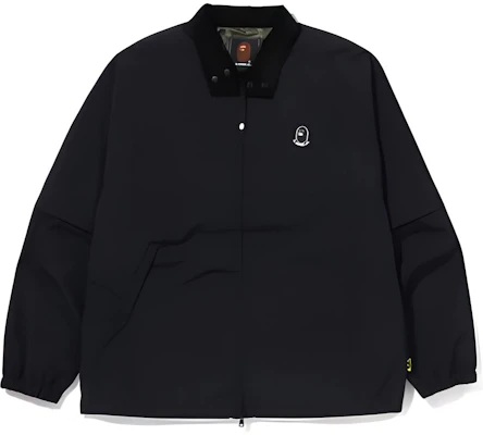 Jaket Pria BAPE FW22 Hitam Santai dengan Logo dan Kerah Trendi 7I80-140-001 Buy Jaket Pria BAPE FW22 Hitam Santai dengan Logo dan Kerah Trendi 7I80-140-001