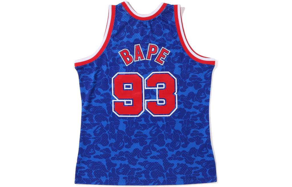 Purchase BAPE FW22 布魯克林籃網 93 號全版印花籃球背心球衣。 1I23-108-904