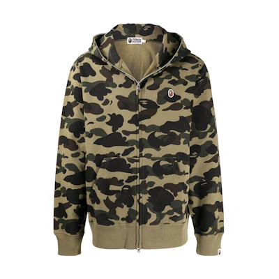BAPE FW22 Camo Ape Head Hoodie Military Green () 001ZPI301017MGREEN