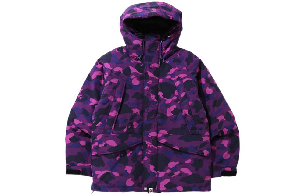 BAPE FW22 Camo Letter Embroidered Hoodie Jacket for Men 0ZXDNM141006F