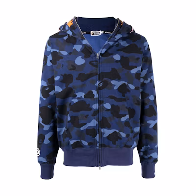 BAPE FW22 Camo Print Zip-Up Hoodie 001ZPI301021M