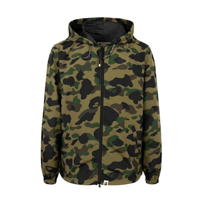 BAPE FW22 Camouflage Print Hooded Jacket Camo Color M40018XCGRNGRX