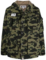 BAPE FW22 Camouflage Print Hooded Jacket Camo Green 001HJH801003M BAPE FW22 Camouflage Print Hooded Jacket Camo Green 001HJH801003M
